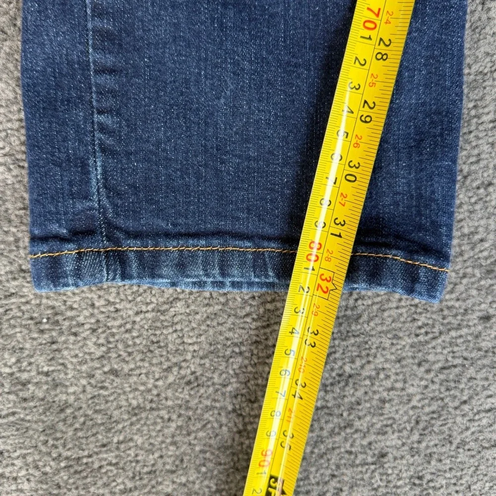 Levis 541 Athletic Taper Mens Jeans Dark Wash Blue Denim 38x32 Mid Rise
